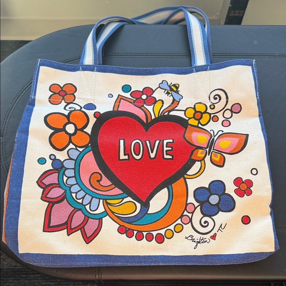 Brighton Multicolor Love Tote Bag